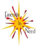 friends in need logo for help the needy