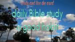 Picture of blue sky for the daily Bible study page
