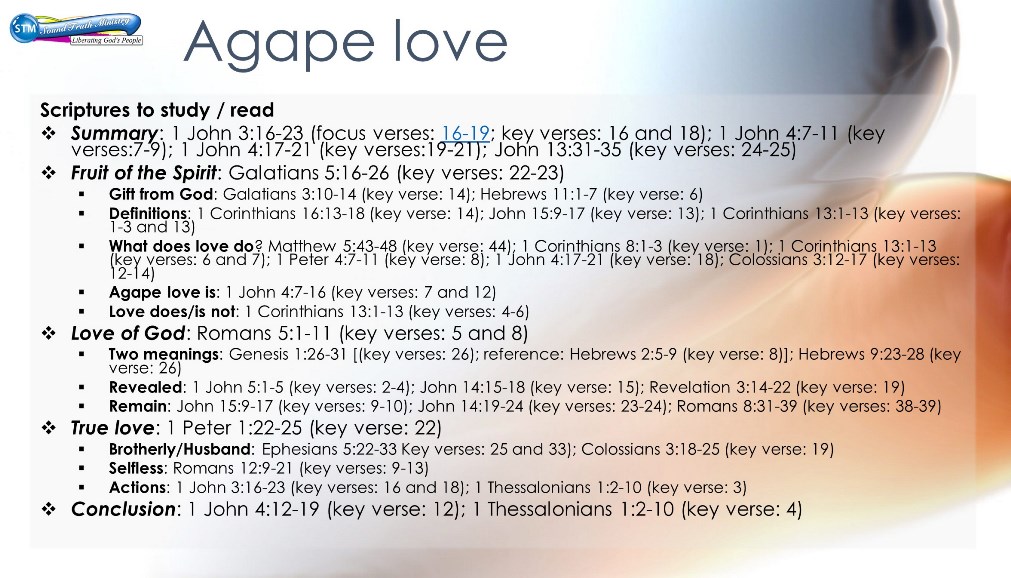 Agape Love; The Genuine Love Of God Is True Love